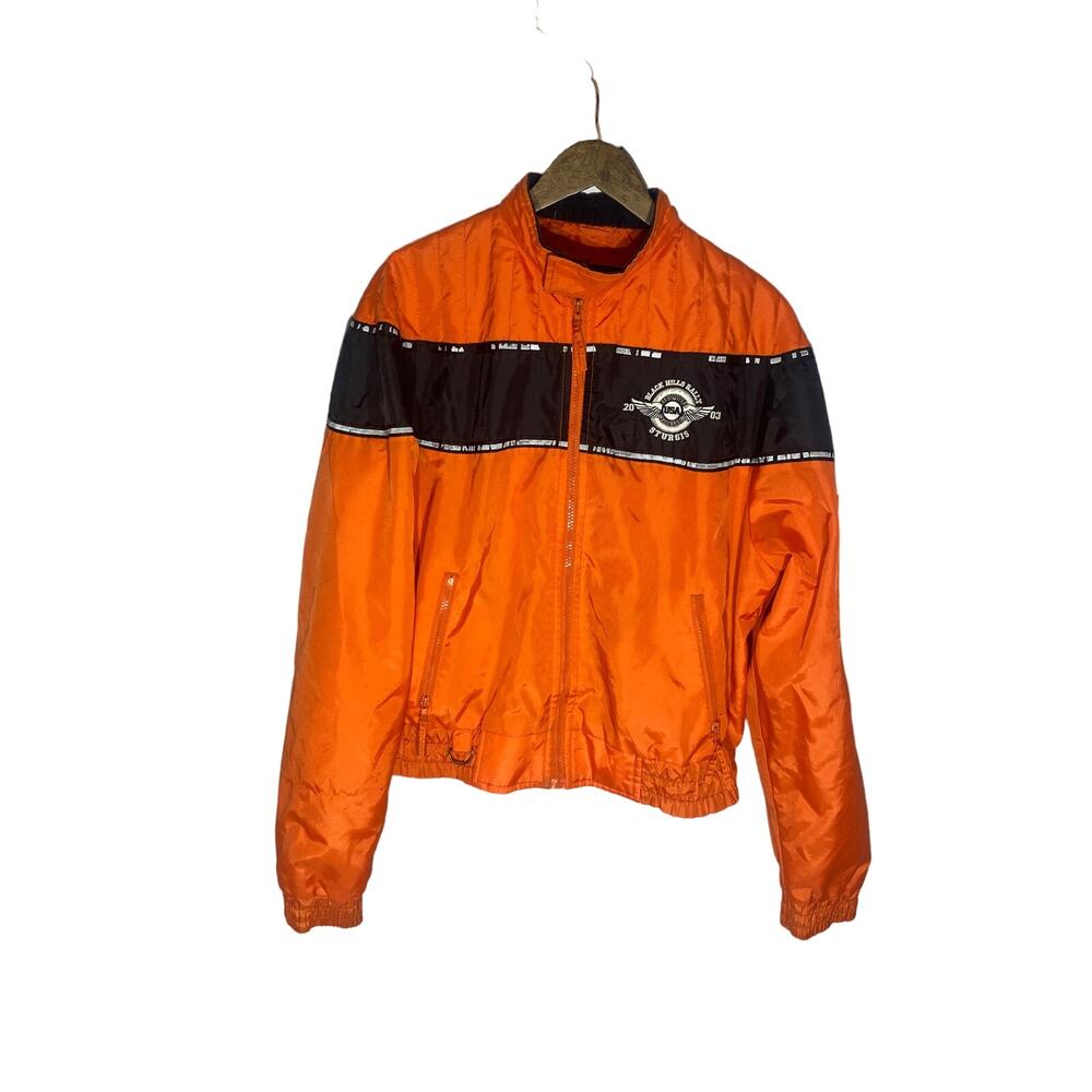 Harley Davidson Sturgis Black Hills Rally 2003 Bomber Jacket Size Large